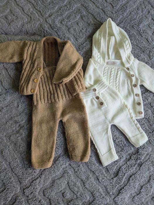 Набір дитячих костюмів / Кофтинка дитяча / В'язані костюми / 3-6м.