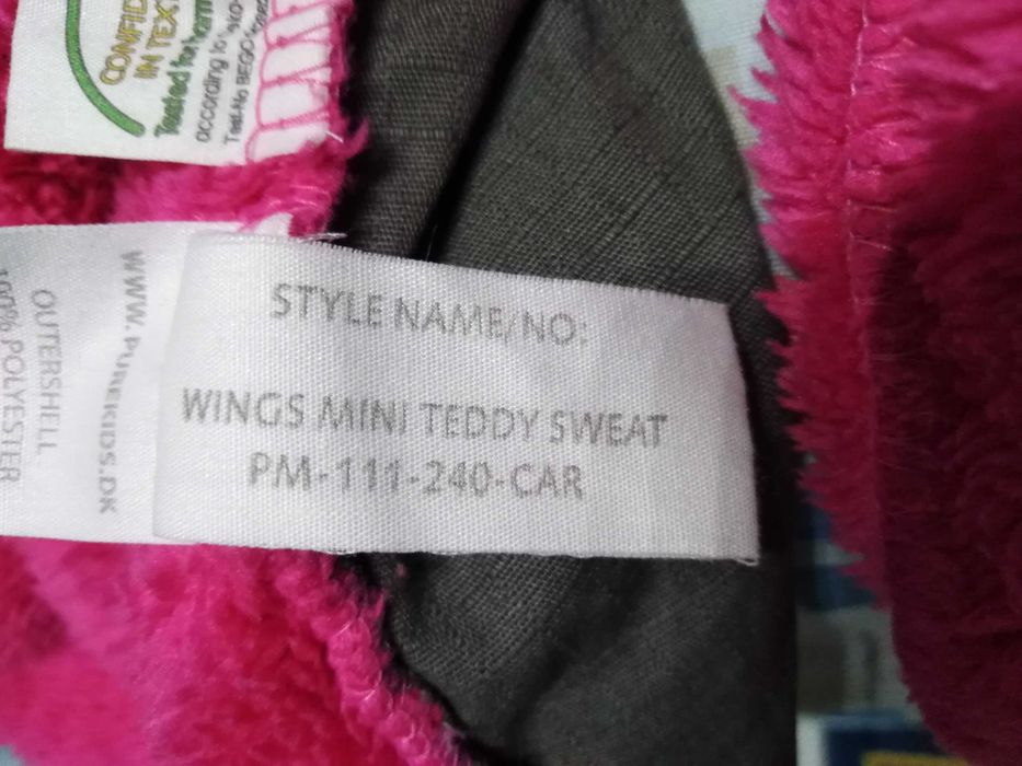 Wings Mini Teddy Sweat Phister & Philina