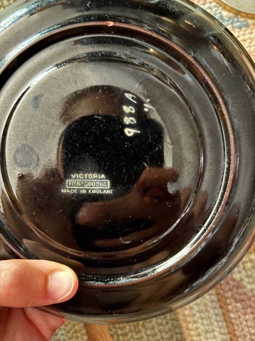 Bule de Chá do Gibson & Sons pintado á mão