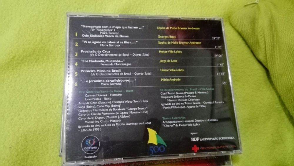 CD - Daniela Mercury, Brasil coletanea e 500 anos