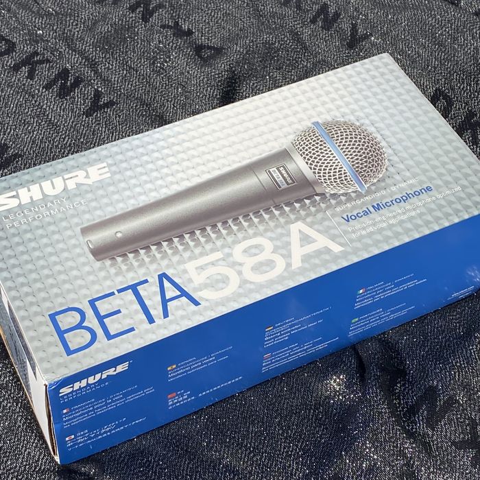 Shure Beta 58 a - idealny stan, z pudełkiem, zestaw shure