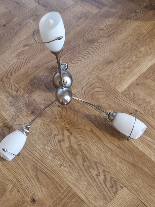 Lampa sufitowa nierdzewna