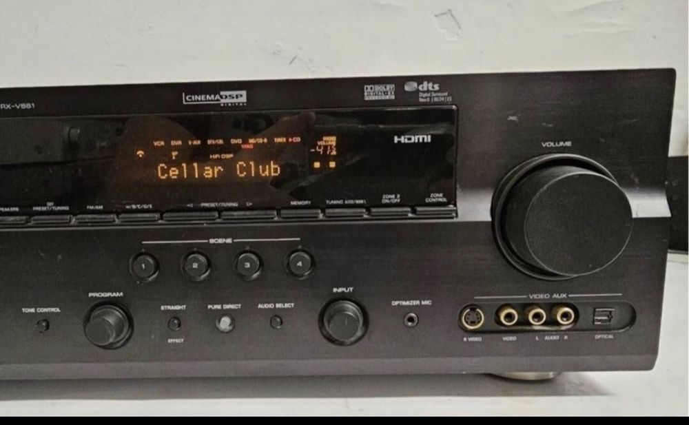 7.1 Am/Fm Amplituner Yamaha Yamaha RX-V 661. HDMI , 140 W/kana