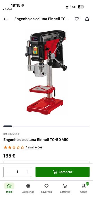 Engenho de bancada einhel