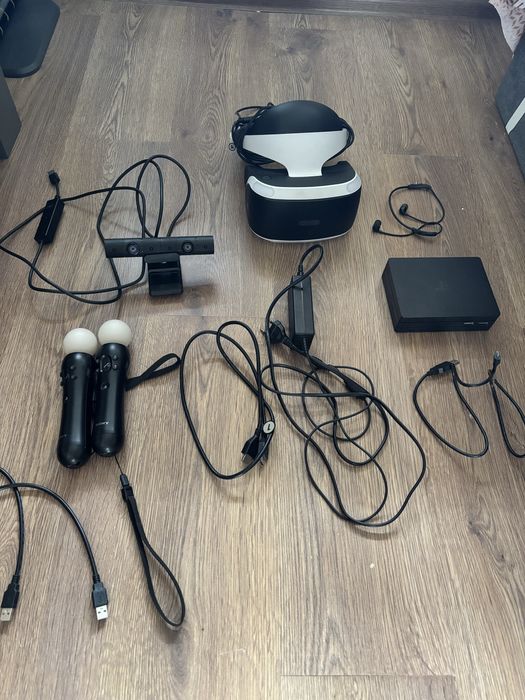 PlayStation VR + Move + Камера + адаптер для PS5