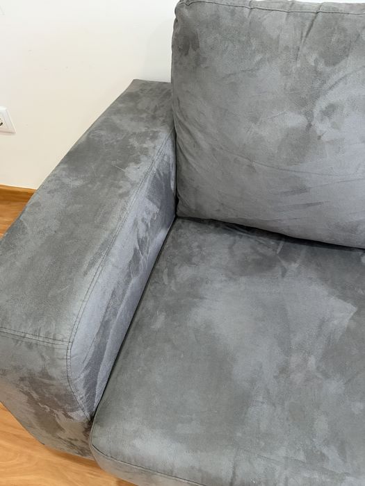 Sofá Cinza com Chaise longue