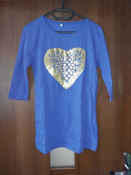 Bluzeczka dłuższa z 3/4 rękawkiem rozm.L