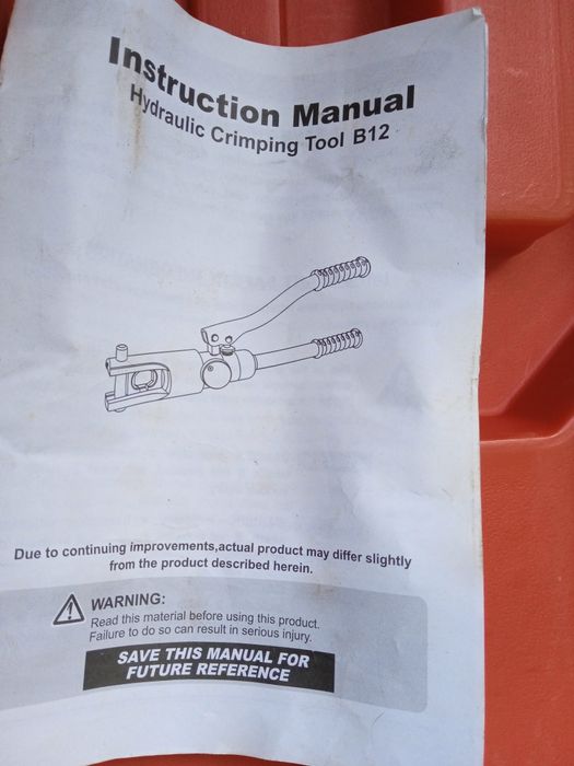 Alicate cravar hidráulico (Prensa)