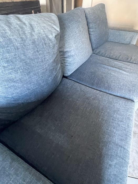 Vendo Sofa chaise longue verde agua