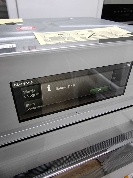 Biały Zestaw Miele Mikrofala M 6262 + Piekarnik Miele H 6800 - 60 BP