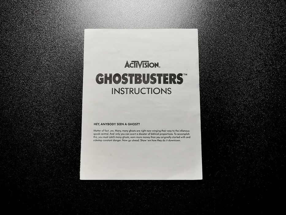 Atari 2600 Ghostbusters
