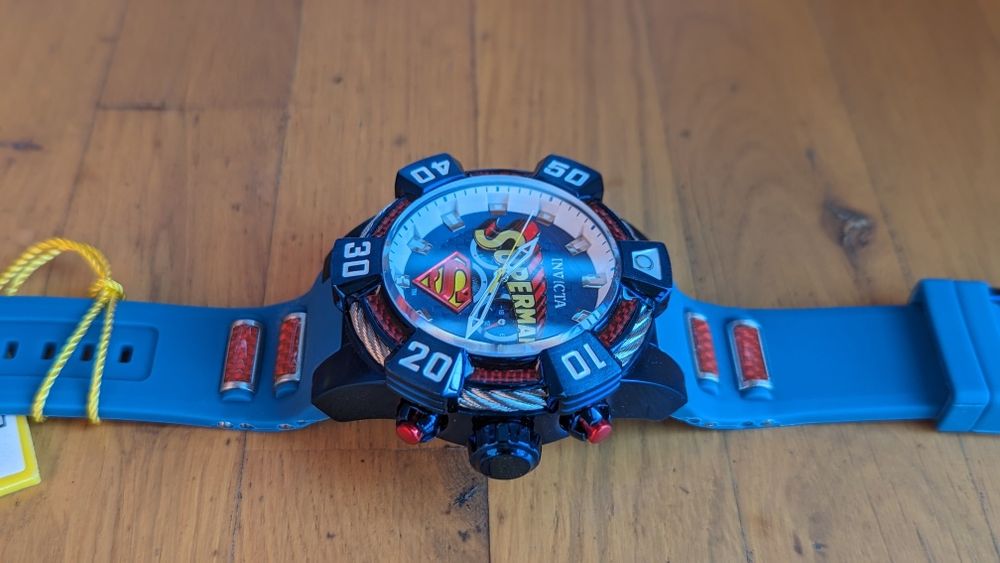 Nowy Zegarek Invicta 41139 DC COMICS SUPERMAN BOLT Ed Limit nr 87/4000