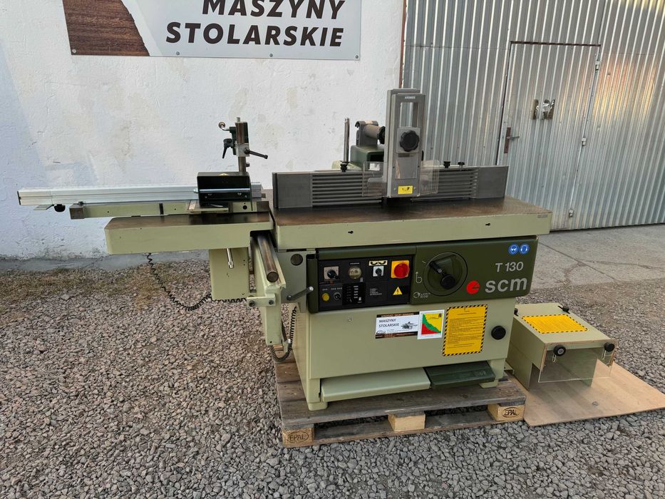 Frezarka dolnowrzecionowa z wózkiem do czopowania SCM T130 N