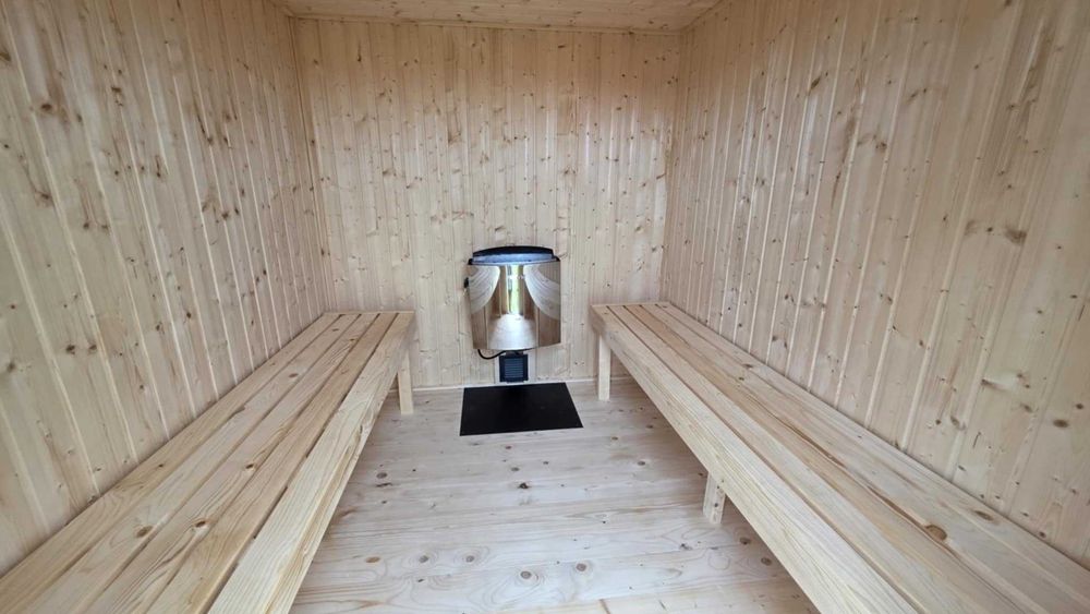 Sauna ogrodowa domek ogrodowy jacuuzi