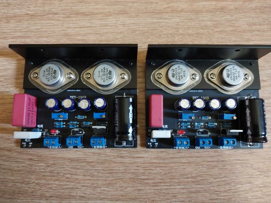 Płytki PCB do wzmacniacza w klasie A - nowe nie używane.