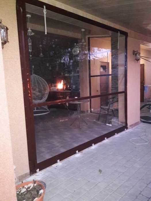 Мягкие окна из ПВХ Одесса. Мягкие окна для беседок и террас.