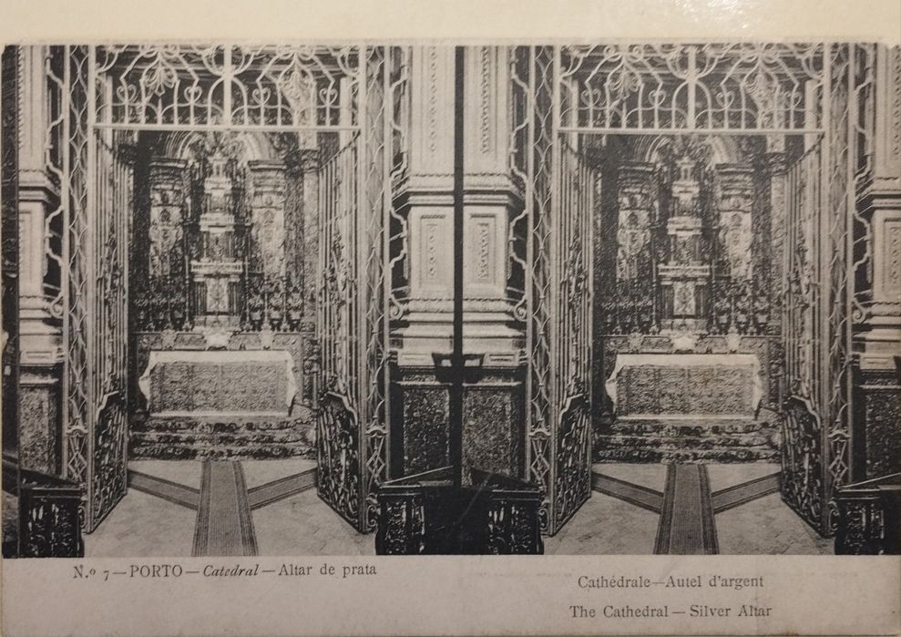 Postais centenários Porto perspetiva dupla