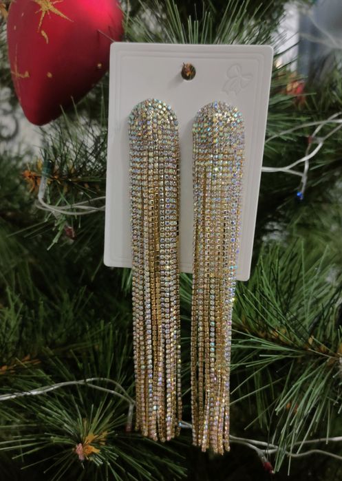 Серьги (шикарная бижутерия)