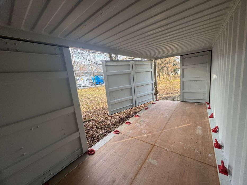 Морський контейнер 20 футів !ЕКСКЛЮЗИВ! БОКОВІ ДВЕРІ (OPEN SIDE)