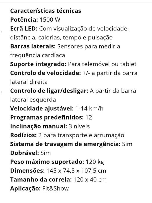 Passadeira  c/ 2 Anos de GARANTIA