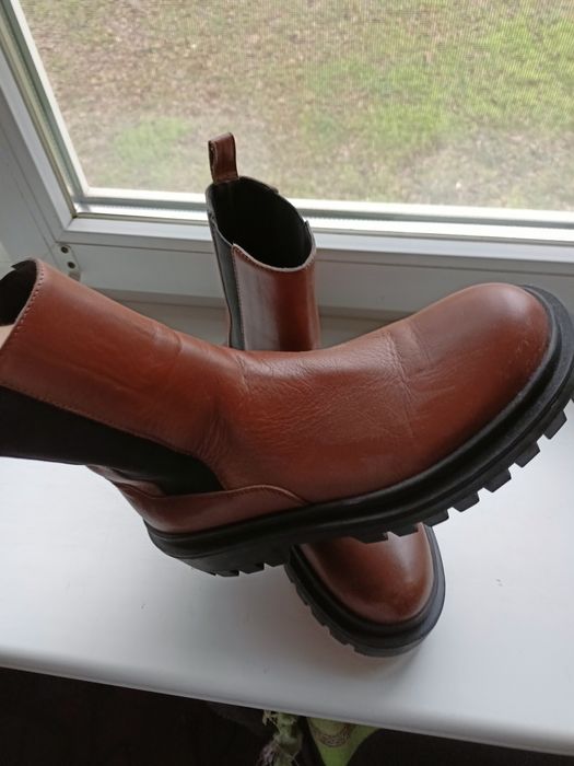 Ботинки Zara коричневі челсі