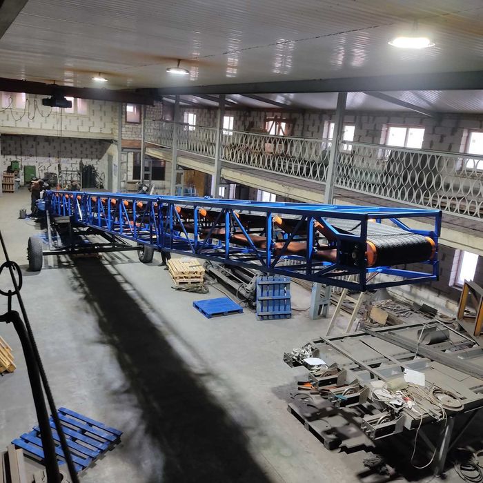 Стрічковий конвеєр МСКЖ-650-20, ленточный конвейер зерна, песка, щебня