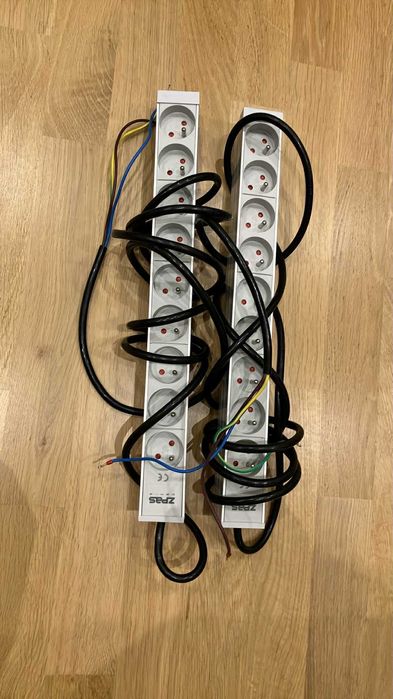 Listwa zasilająca ZPAS 9 gniazdkowa 16A