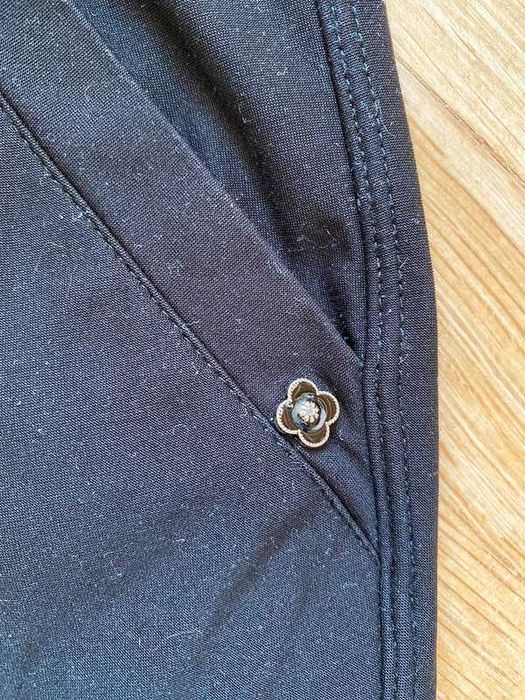 Spodnie elastyczne leginsy dresy L