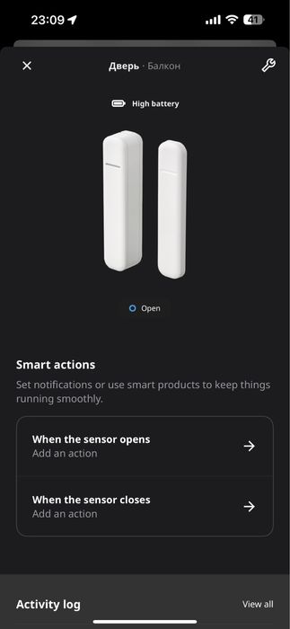 Датчик открытия двери (окна) умный дом PARASOLL zigbee