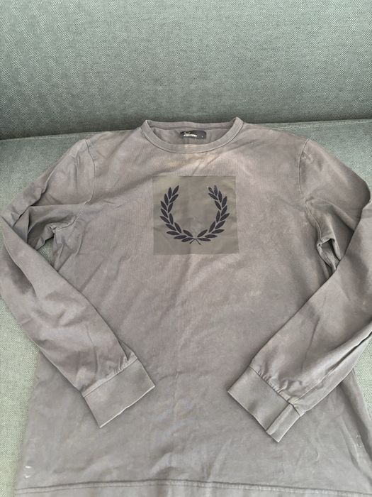Fred perry лонгслів кофта біг лого