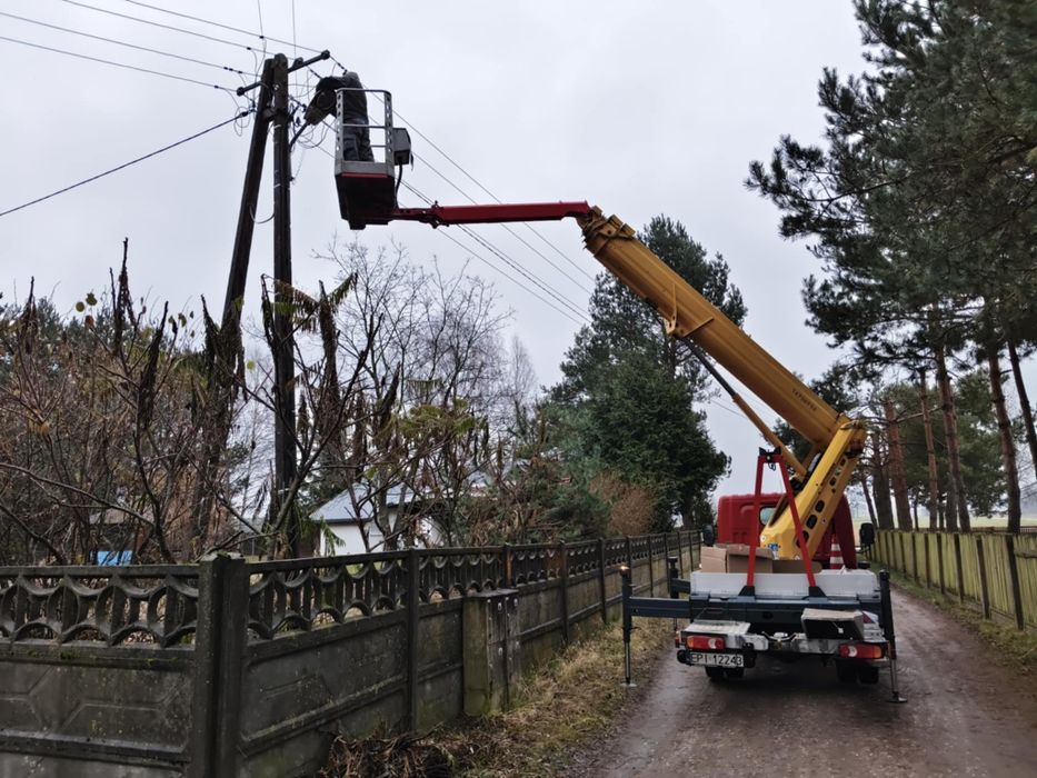 Podnośnik koszowy usługi i wynajem