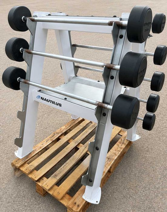 Stojak Nautilus + zestaw sztang 10 kg - 45 kg