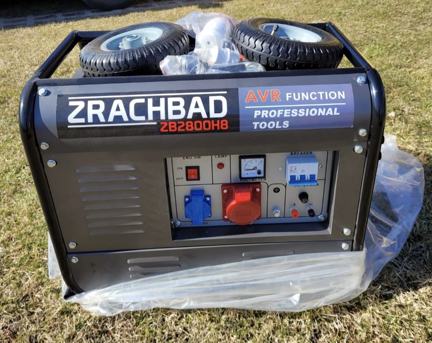 Nowy Agregat prądotwórczy 230V/380V Zrachbad ZB2800H8