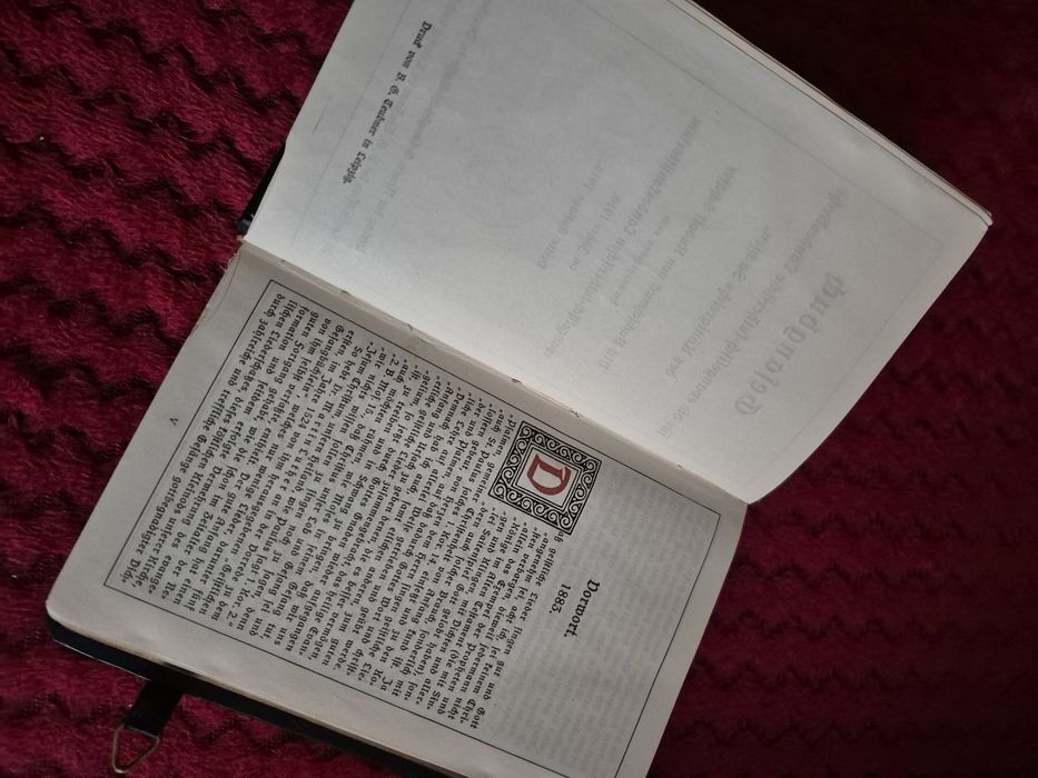 Antyczny śpiewnik luterański 1915 – Saksonia, oprawa ozdobna, z pudełk