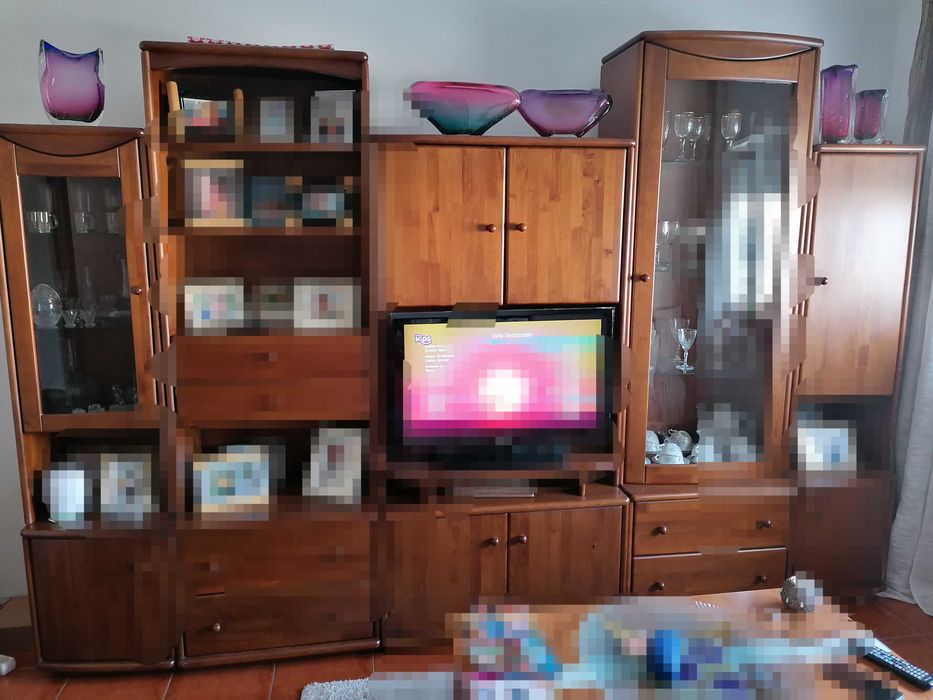 Móvel inteiro por módulos pinho maciço muito bom64284104800771122