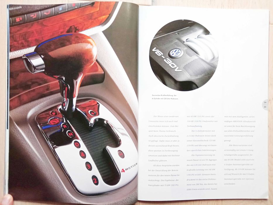 VW Passat B5 Variant '99+Sedan '00-2 prospekty 174str przesyłka GRATIS