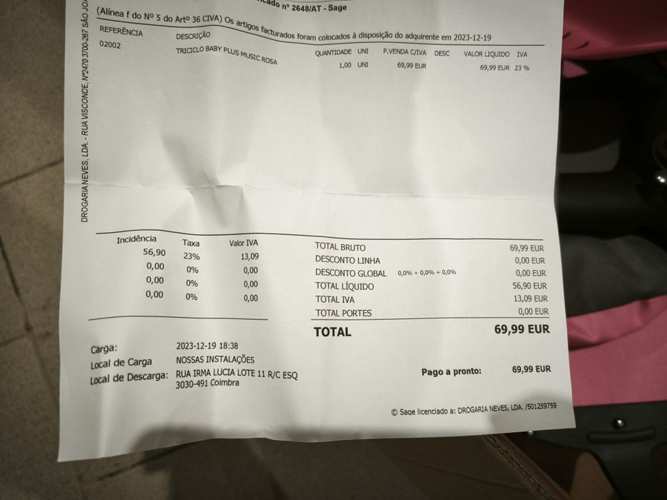 Triciclo Feber 3 em 1