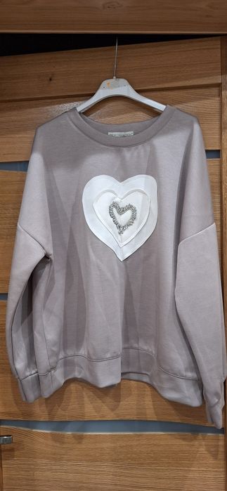 Śliczna Bluza beż/fango L/XL