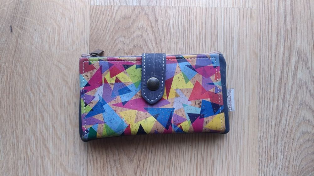 Conjunto mala e carteira de cortiça