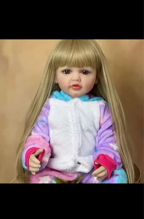 Лялька реборн 55 см вініл-силіконова BZdoll reborn