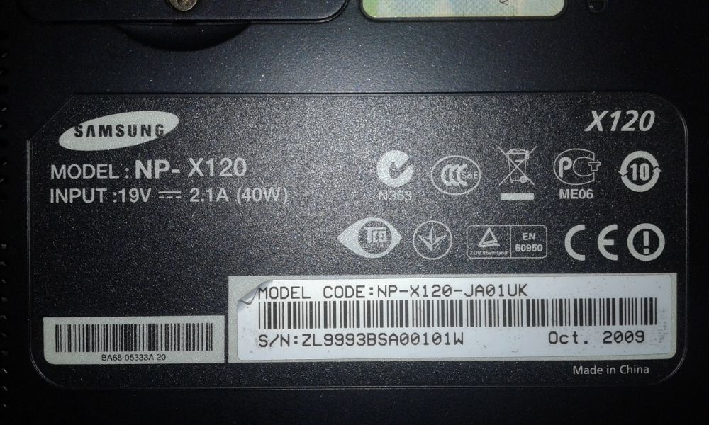 Samsung X120 (impecável)