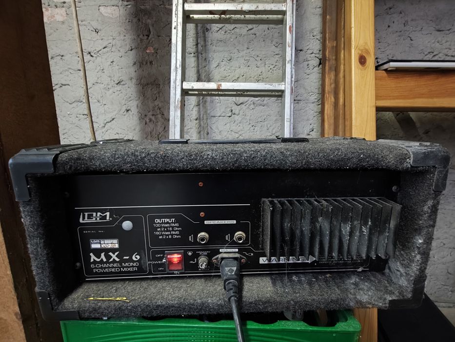 Mikser wzmacniacz LDM MX-6e – 6 kanałów