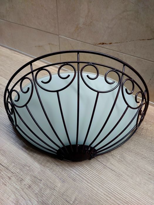 Бра настінний,(метал+скло).