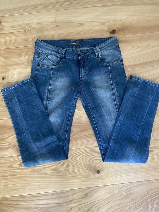 Reserved spodnie dżinsowe proste nogawki 31/34  Stan bdb