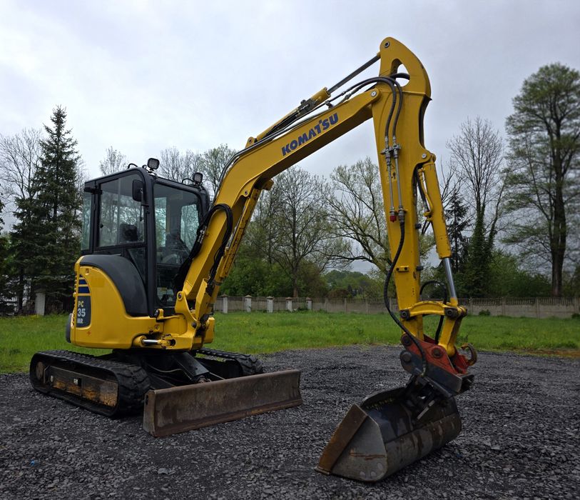 Minikoparka Komatsu PC 35 mr rok 2016 bogato wyposażona stan bardzo dobry 3.7 t koparka