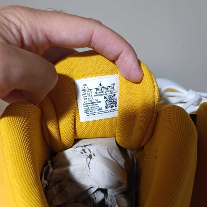 Jordan Jumpman Pro r. 45,5 (29,5 cm) White/Black-Yellow Ochre