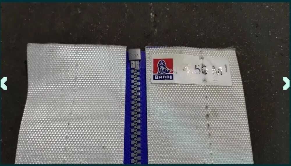 Fecho 450cm para campismo e bricolage.