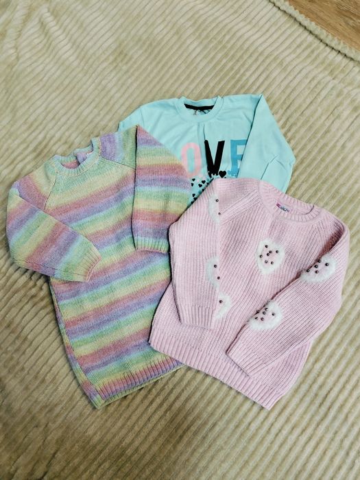 Светр туніка водолазка на дівчинку