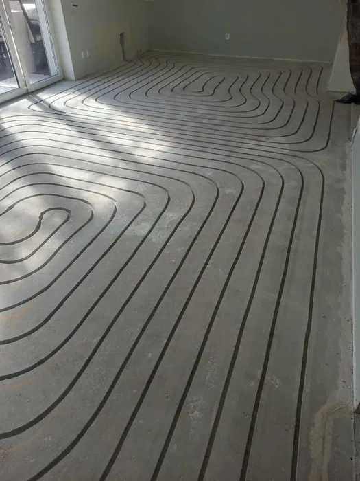 Frezowanie pod ogrzewanie podłogowe tradycyjne XPS sterowanie