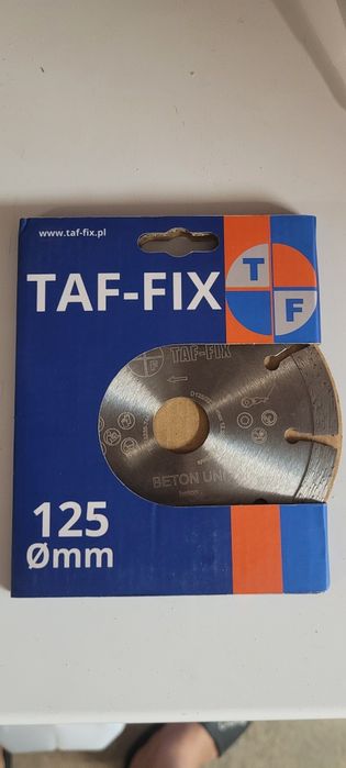 Tarcza diamentowa constructor professional turbo segment 125mm i tarcza taf-fix